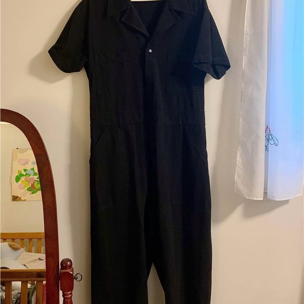 Big Bud Press Short Sleeve Jumpsuit -XL1 in Black - Picture 3 of 4